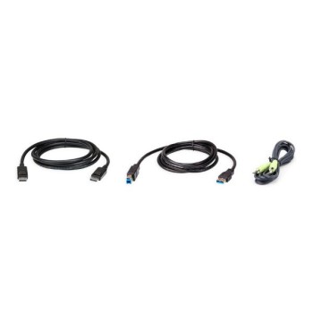 2L-7D02UDPX3 - Bộ cáp KVM DisplayPort USB 1.8M